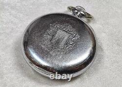 Antique LE COULTRE Pocket Watch From 1890 High Grade Movement & Wolf Tooth Weels