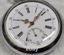 Antique LE COULTRE Pocket Watch From 1890 High Grade Movement & Wolf Tooth Weels