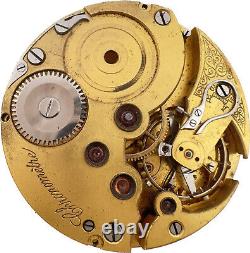 Antique LIP Helical Hairspring Detent Chronometer Pocket Watch Movement #2