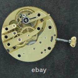 Antique LeCoultre 15 Jewel Mechanical Pocket Watch Movement Unbranded Running