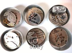 Antique Lot Illinois Pocket Watch Deferend Movement For Parts