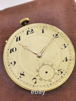 Antique Louis-Ulysse Chopard L. U. C Pocket Watch Movement Repair or Parts