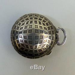 Antique Mappin Golf Ball Form Pocket Watch C. 1900 15 Jewel Movement In G. W. O