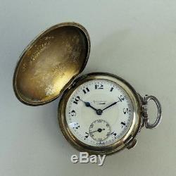 Antique Mappin Golf Ball Form Pocket Watch C. 1900 15 Jewel Movement In G. W. O