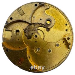 Antique N 1868 E. Howard Co 17 Jewel Pocket Watch Movement 69 Unadjusted USA