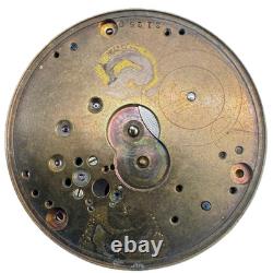 Antique N 1869 E. Howard Co 15 Jewel Key Wind Pocket Watch Movement Series III