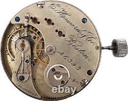 Antique N Size E. Howard Series IV / 4 Mechanical Hunter Pocket Watch Movement