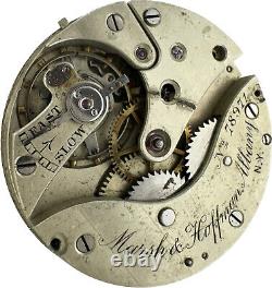 Antique Patek Philippe 17 Jewel Mechanical Pocket Watch Movement for Parts