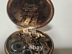 Antique Pendant /Pocket Watch. 19 Jewels Gold Filled Case SWISS