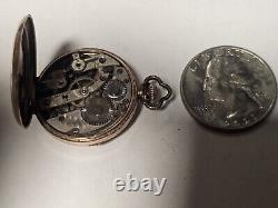 Antique Pendant /Pocket Watch. 19 Jewels Gold Filled Case SWISS