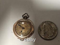 Antique Pendant /Pocket Watch. 19 Jewels Gold Filled Case SWISS