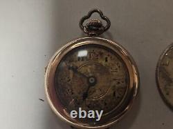 Antique Pendant /Pocket Watch. 19 Jewels Gold Filled Case SWISS