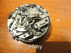 Antique Pocket Watch Movement Chronograph, Repeater