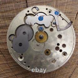 Antique Pocket Watch Movement Rockford 2-Tone Grade 84 18s 15j 4 Adjustments