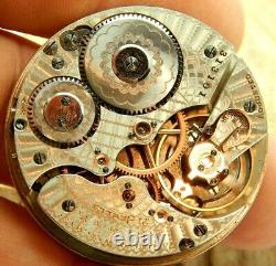 Antique Pocket watch movement Rare Hamilton Grade 971 railroad 21 jewel 16 size