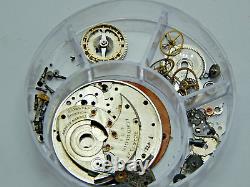 Antique Pocket watch movement parts 23 jewel 12s Lord Elgin grade 194 circa 1906