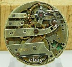 Antique Pocket watch movement parts Meylan Private Label 1890s 39mm high grade