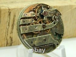 Antique Pocket watch movement parts Meylan Private Label 1890s 39mm high grade