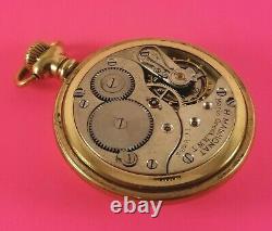 Antique REGINA Omega Pocket Watch 17 Jewels 16 Size H. Massonat N. W. T. Movement
