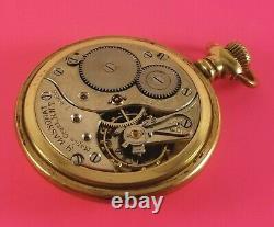 Antique REGINA Omega Pocket Watch 17 Jewels 16 Size H. Massonat N. W. T. Movement