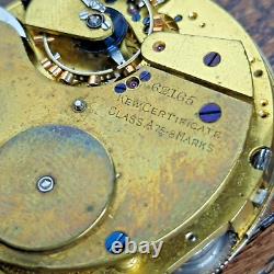 Antique Repeater Pocket Watch Movement Freesprung Kew Observatory Class A (AN78)