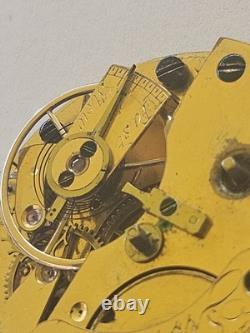 Antique Rich (Richard) Hornby Pocket Watch Movement Massey Type Liverpool