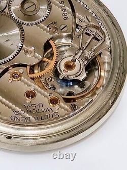 Antique SOUTH BEND Gold Filled Pocket Watch 15 Jewels 207 Movement