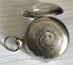 Antique Silver Pair Cased Verge Pocket Watch. (william Marshall Movement)