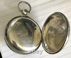 Antique Silver Pair Cased Verge Pocket Watch. (william Marshall Movement)