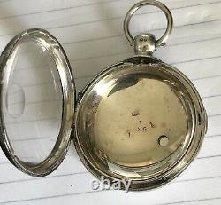 Antique Silver Pair Cased Verge Pocket Watch. (william Marshall Movement)