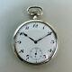 Antique Silver Swiss Movement Pocket Watch London Import Marks For 1918 G. W. O