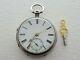 Antique Solid Silver Fusee Pocket Watch Quality Movement Spares/repair Rare