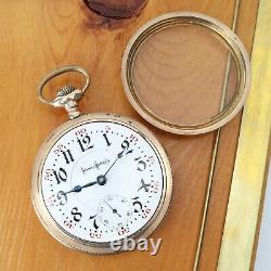 Antique Stunning 1901 Illinois Watch Co Bunn Special 21J Movement Pocket Watch