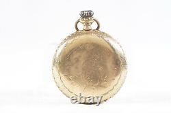 Antique Swiss Extremely High Grade Pocket Watch, Diamond Hands, Fancy Dial