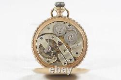 Antique Swiss Extremely High Grade Pocket Watch, Diamond Hands, Fancy Dial