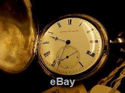 Antique Thomas Fredrick Cooper London Ebauche Keywind Bar Movement Pocket Watch