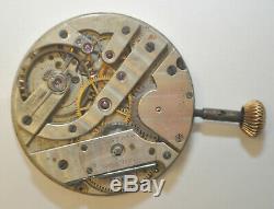 Antique Tiffany & Co Patek Philippe Pocket Watch 42mm Movement for restoration