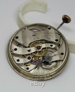 Antique ULYSSE NARDIN Pocket Watch 19 Lignes MOVEMENT & 47mm DIAL