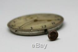 Antique ULYSSE NARDIN Pocket Watch 19 Lignes MOVEMENT & 47mm DIAL