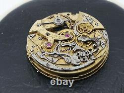 Antique Ulysse Nardin Chronograph Pocket watch movement Valjoux 785 for Project