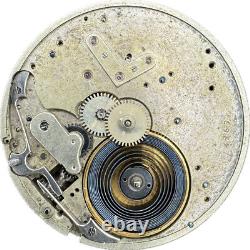 Antique Ulysse Nardin Pivoted Detent Hunter Pocket Watch Movement Incomplete