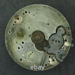 Antique Unbranded Longines Mechanical Chronograph Pocket Watch Movement Swiss