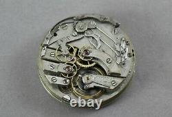 Antique Unbranded QUARTER REPEATER Chronograph Movement & Dial. Running