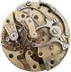 Antique Unsigned Agassiz Chronograph Pocket Watch Movement Swiss Incomplete