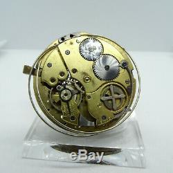 Antique Unsigned Swiss Made Manual Wind Quarter Repeater Pocket Watch Movement #