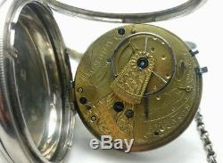 Antique Verge Fusee Movement JN Johnson Pocket Watch