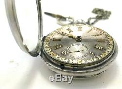 Antique Verge Fusee Movement JN Johnson Pocket Watch