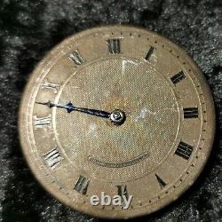 Antique Verge Fusee Pocket Watch Movement, Moricand & Degrange, Needs Service