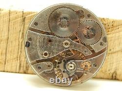 Antique Waltham Pocket Watch Movement 16s 21j Grade Crescent St Circa 1908
