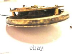 Antique Watch Movement Fusee Verge EScapement (Quarter Repeater)